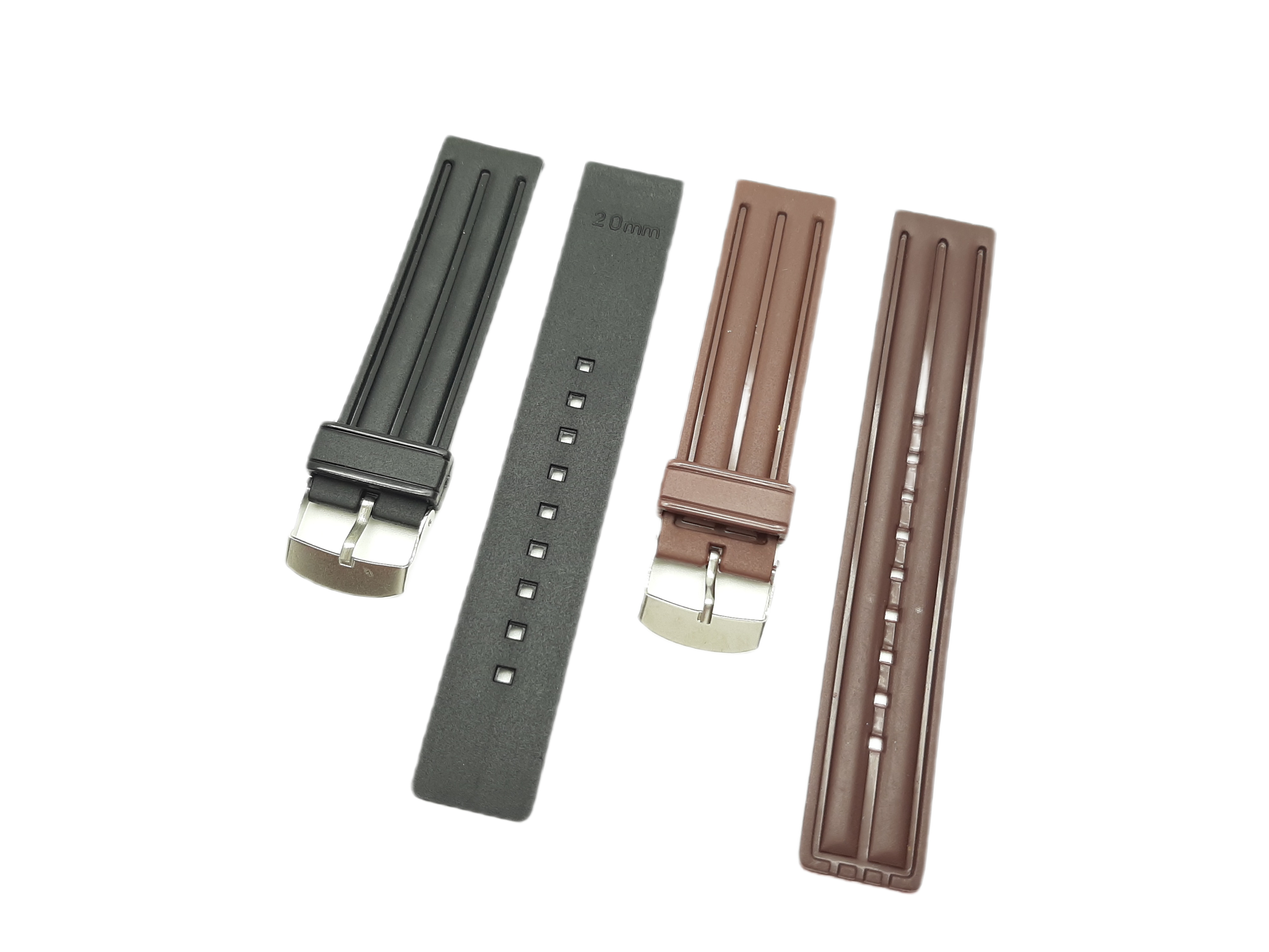 P V C RUBBER WATCH STRAPS IN PARALLEL